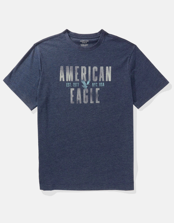 Camiseta Ae con gráfico - Azul