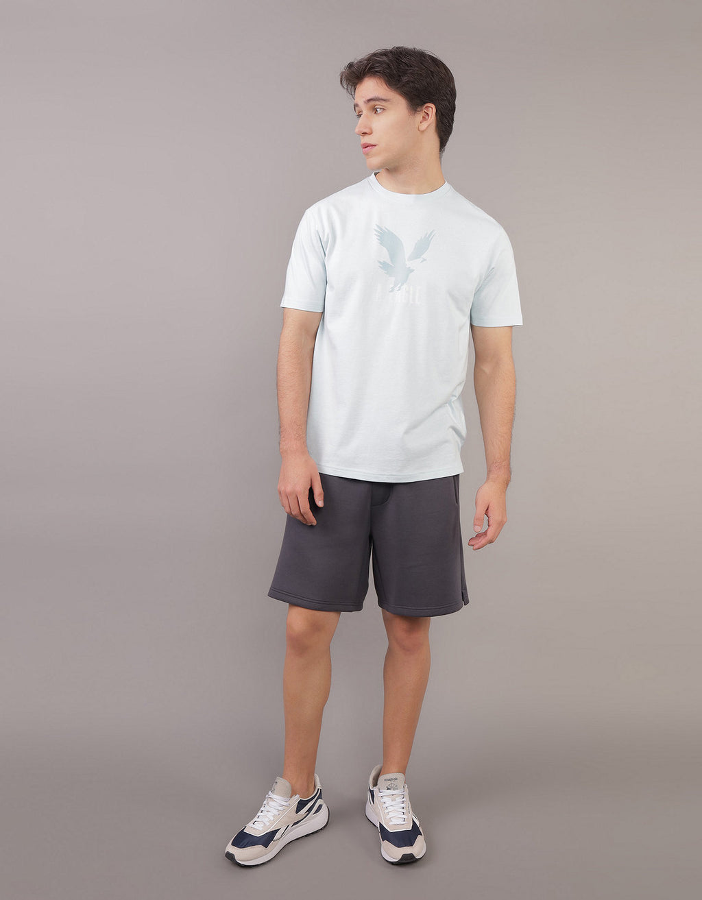 Camiseta Ae con gráfico - Azul 0181_3437_440_of