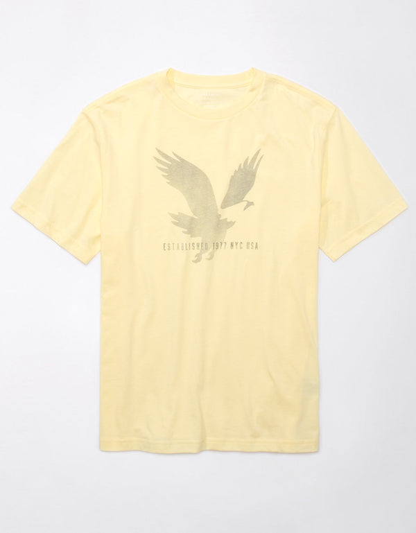 Camiseta Ae con gráfico - Amarillo