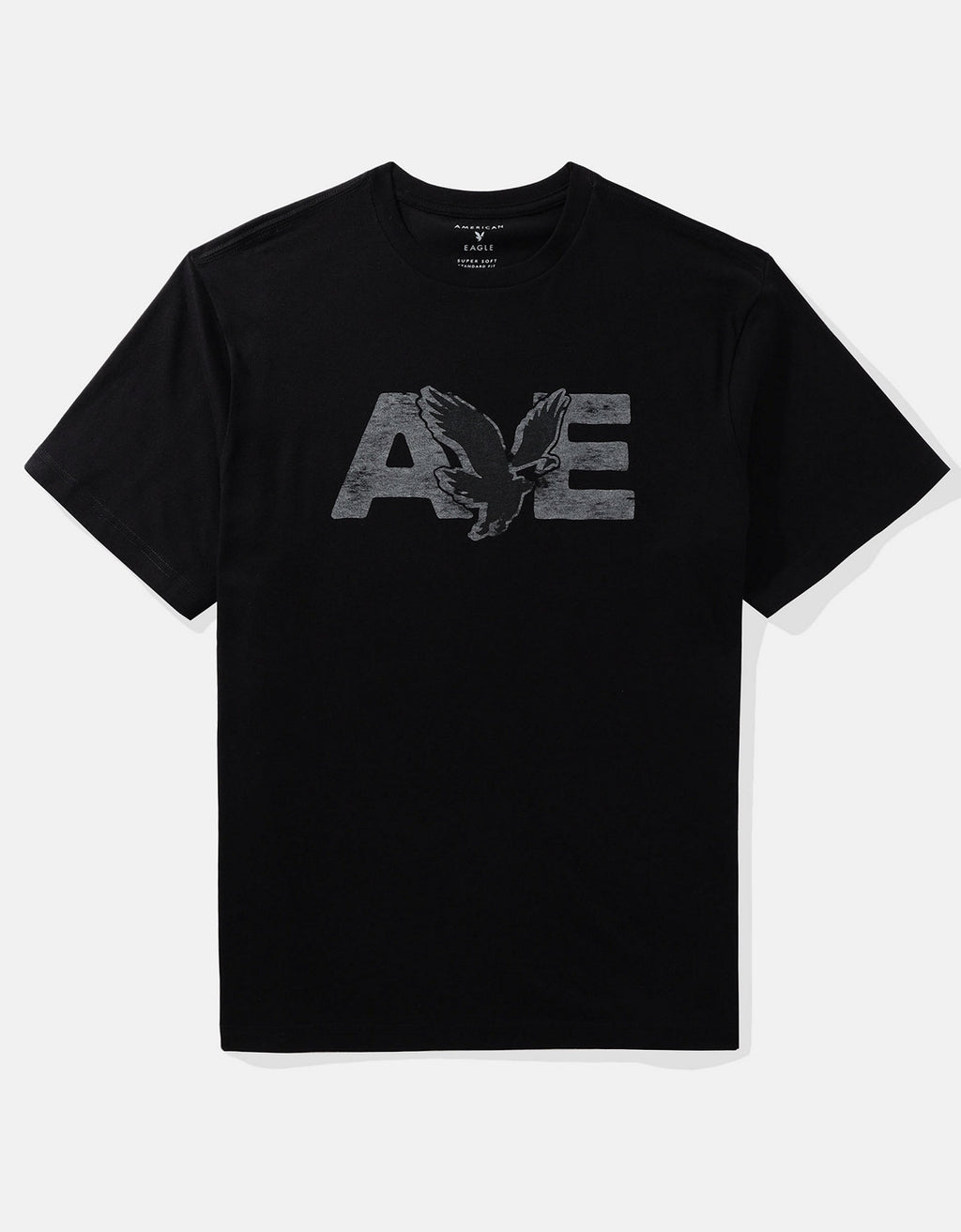 Camiseta con Gráfico Manga Corta Hombre AE - Negro 0181_3774_001_f