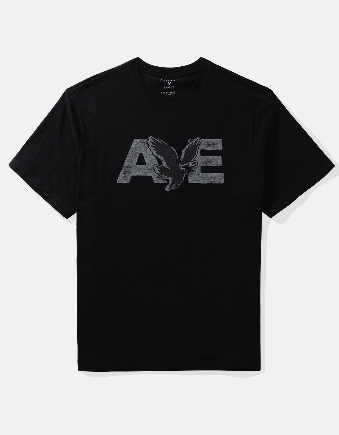 Camiseta con Gráfico Manga Corta Hombre AE - Negro 0181_3774_001_f