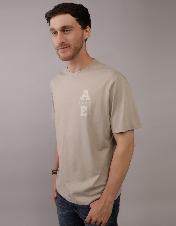 Camiseta con Gráfico Manga Corta Hombre AE - Generico