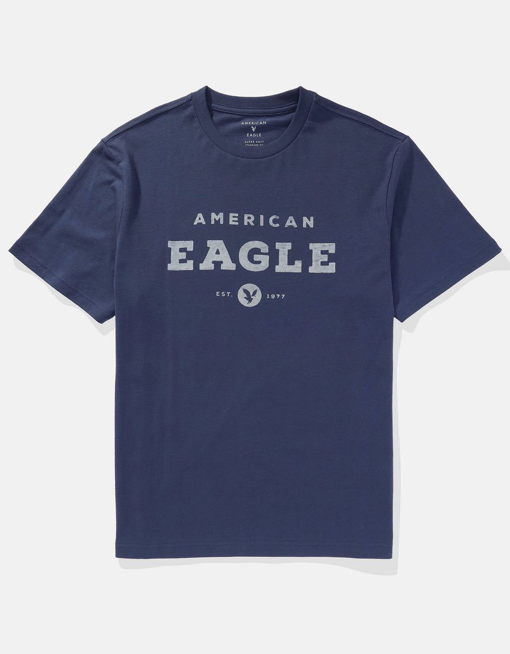 Camiseta con Gráfico Manga Corta Hombre AE - Azul 0181_3774_483_f