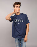 Camiseta con Gráfico Manga Corta Hombre AE - Azul 0181_3774_483_of