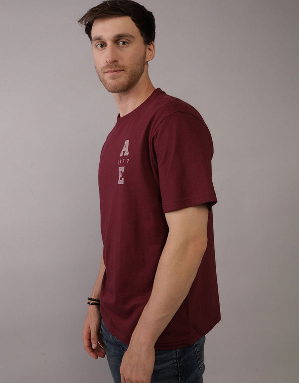 Camiseta con Gráfico Manga Corta Hombre AE - Generico