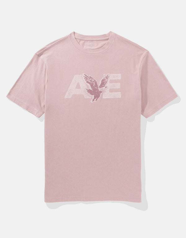Camiseta con Gráfico Manga Corta Hombre AE - Rosa