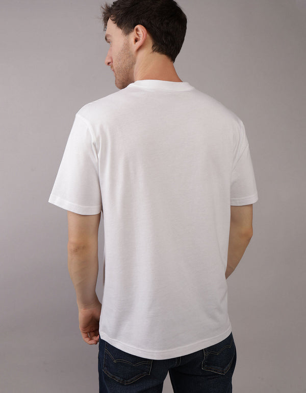 Camiseta con Gráfico Manga Corta Hombre AE - Blanco