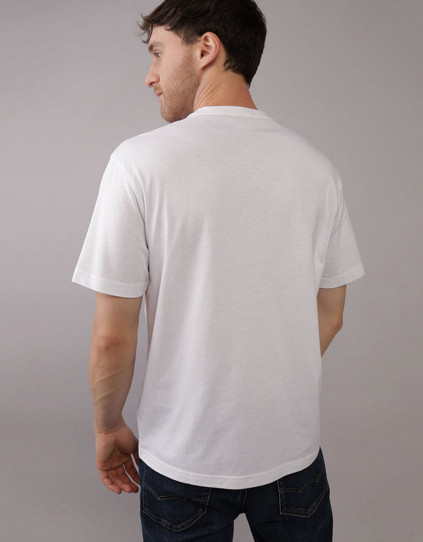 Camiseta con Gráfico Manga Corta Hombre AE - Blanco