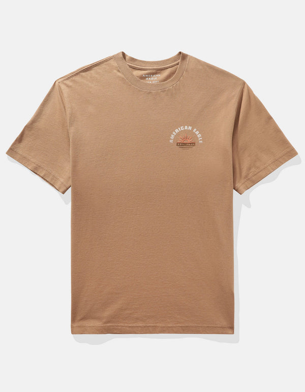 Camiseta con Gráfico Manga Corta Hombre AE - Generico