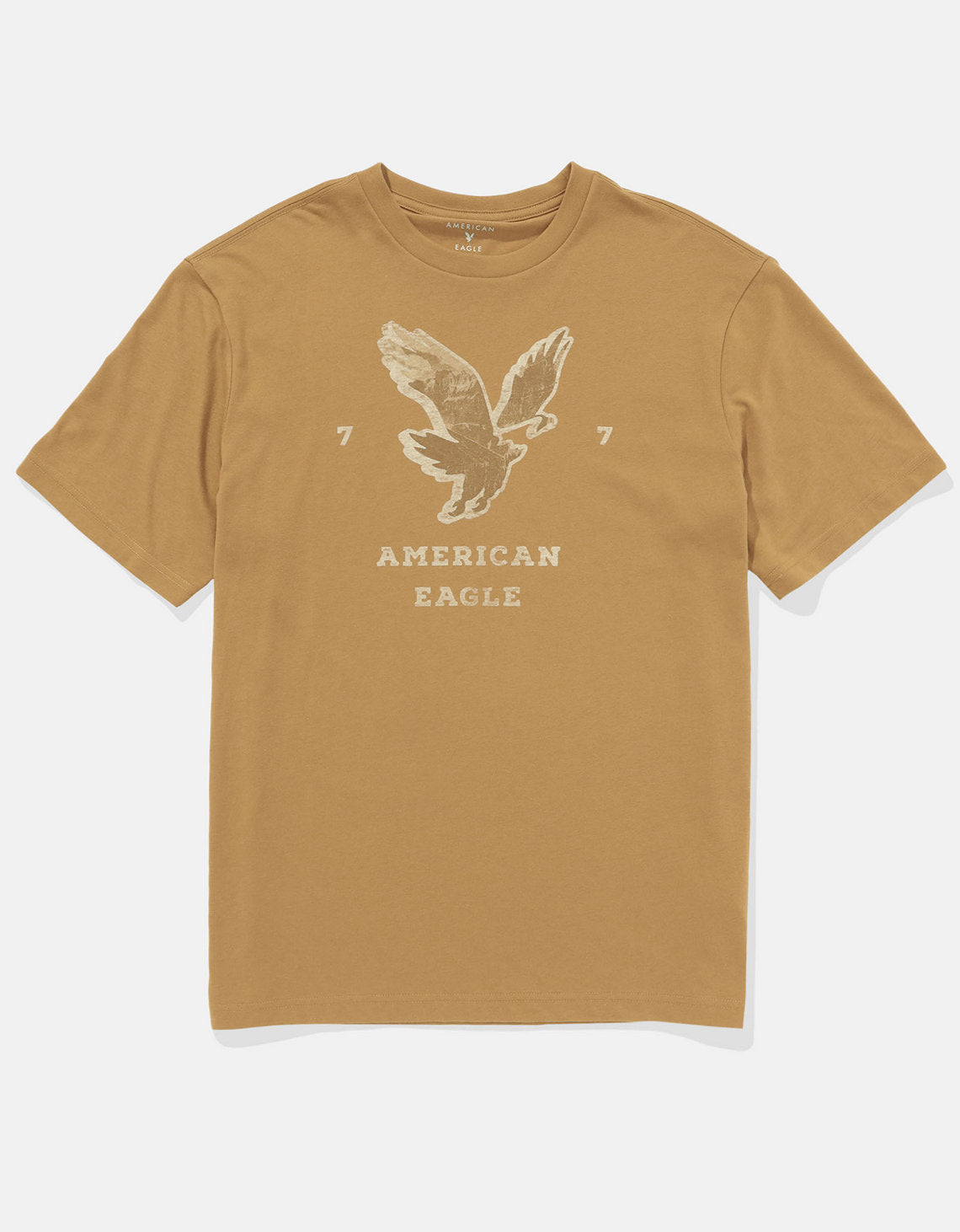 Camiseta gráfica con bloques de color de Ae - Caqui 0181_3983_212_f