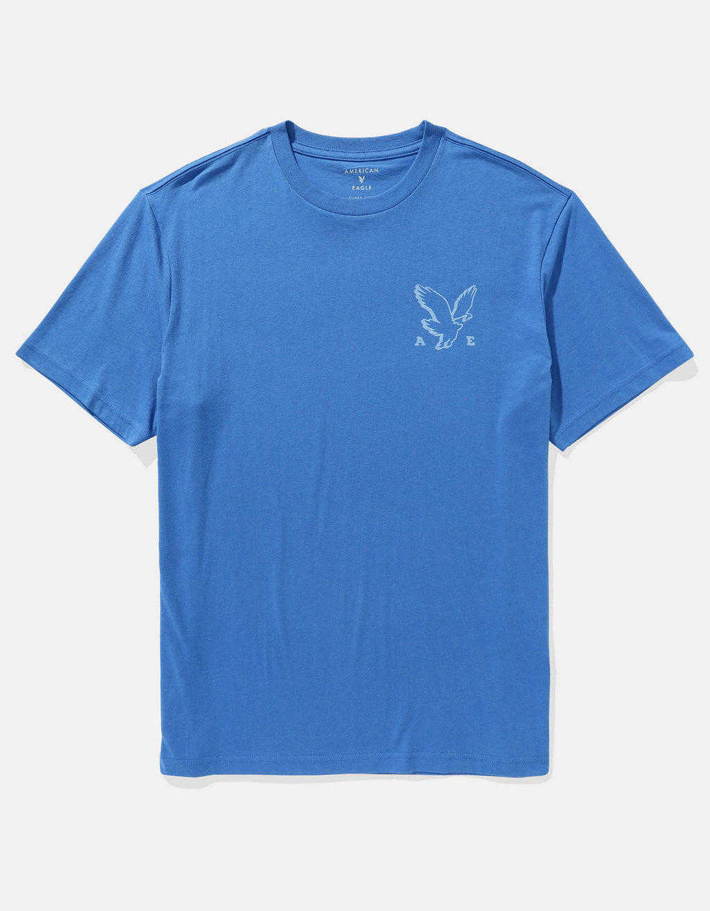 Camiseta gráfica con bloques de color de Ae - Azul 0181_3983_499_f