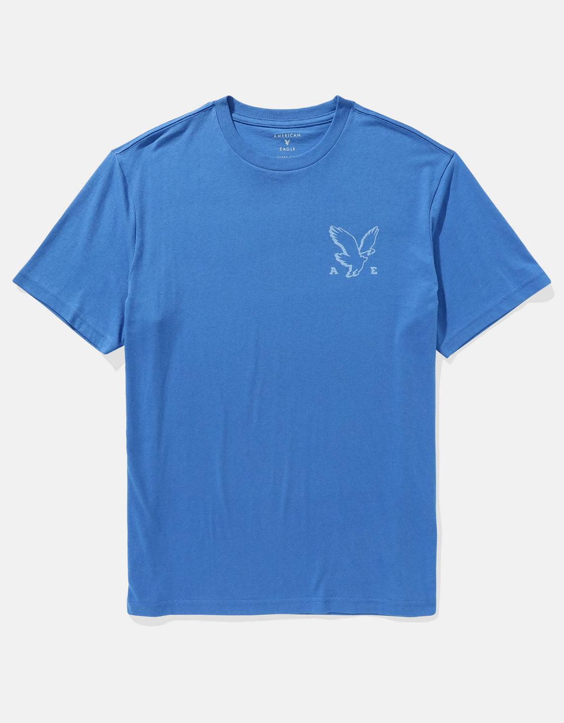Camiseta gráfica con bloques de color de Ae - Azul 0181_3983_499_f