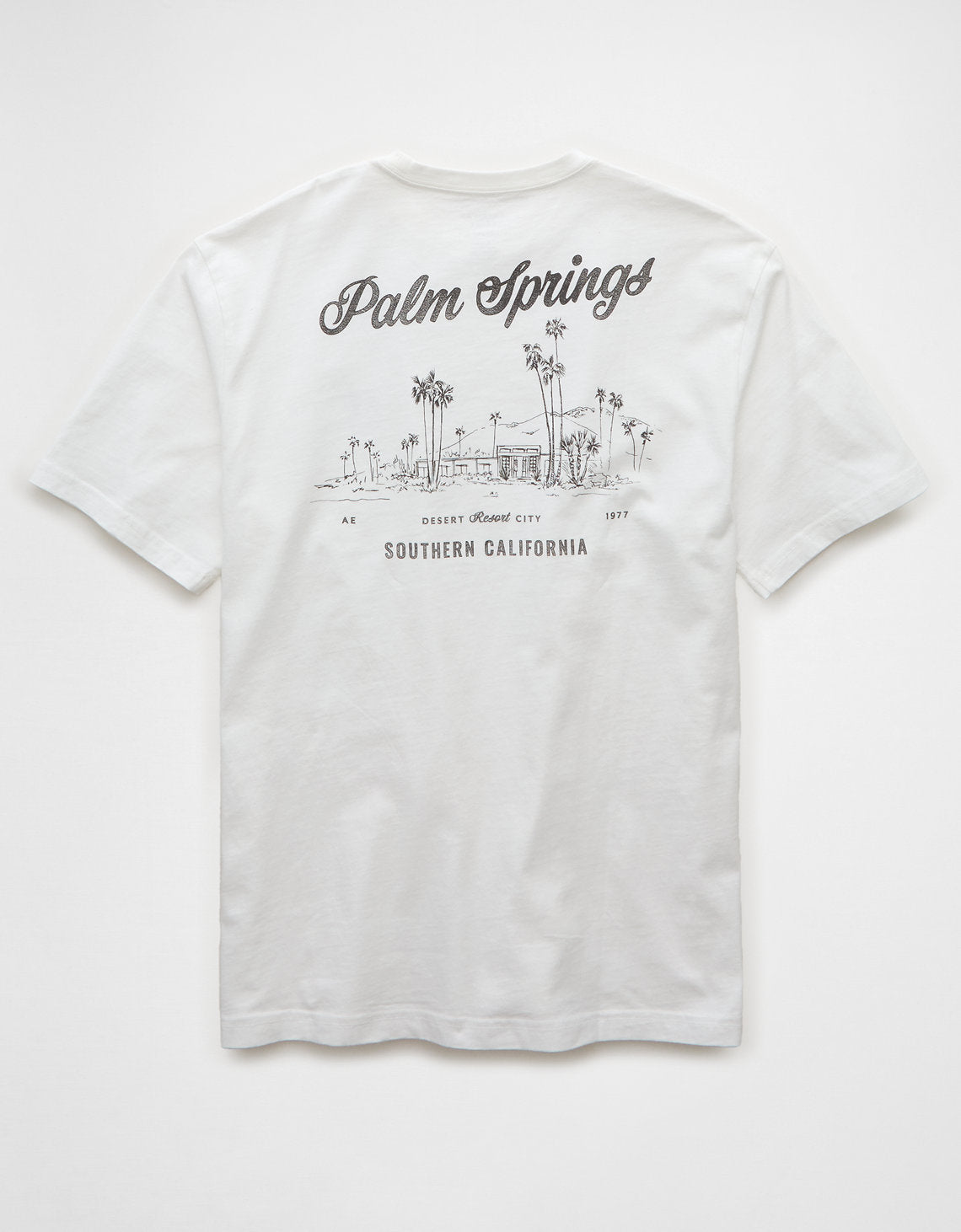 Camiseta Gráfica con Logo Ae - Blanco 0181_4419_100_b