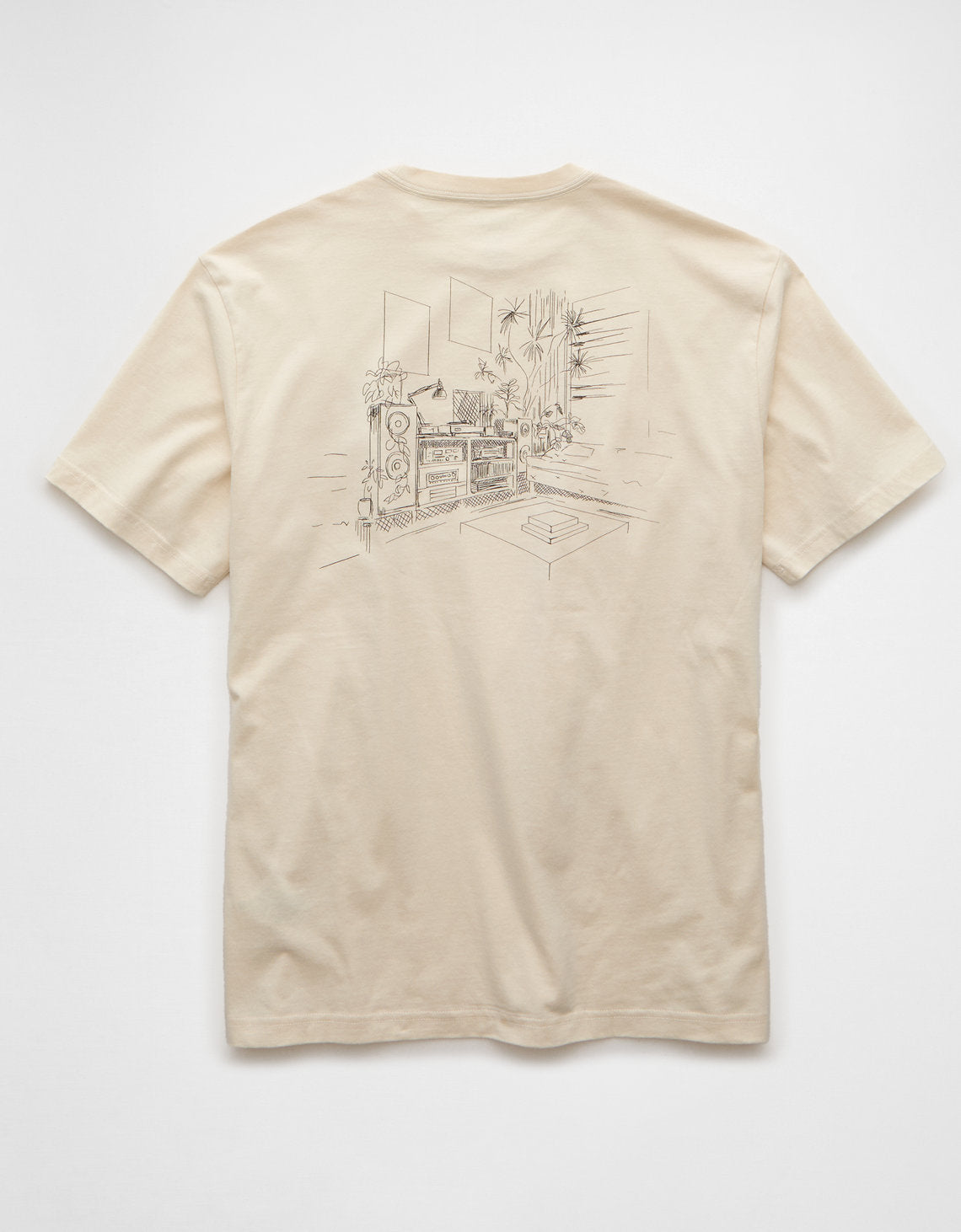 Camiseta Gráfica con Logo Ae - Generico 0181_4419_106_b