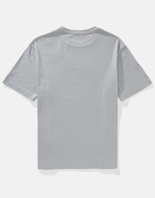 Camiseta Gráfica con Logo Ae - Gris