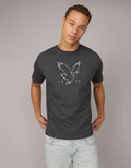 Camiseta Gráfica con Logo Ae - Gris 0181_4493_023_of