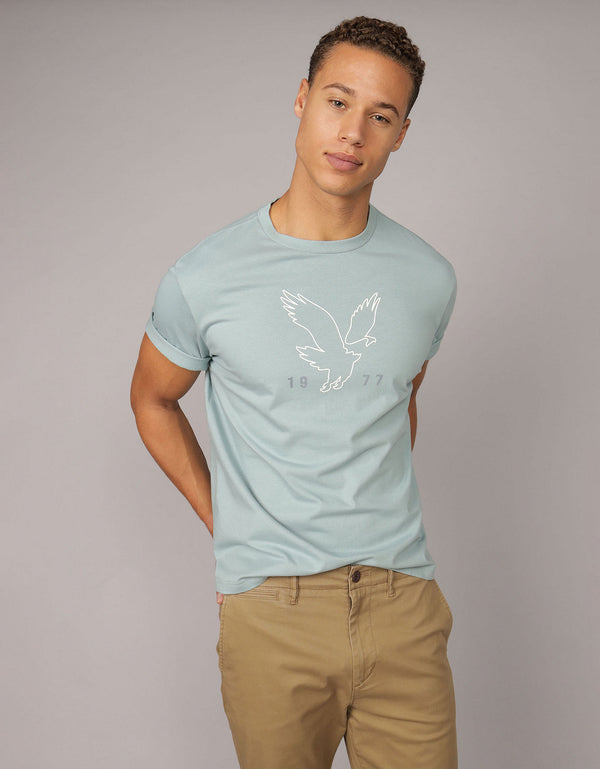 Camiseta Gráfica con Logo Ae - Generico