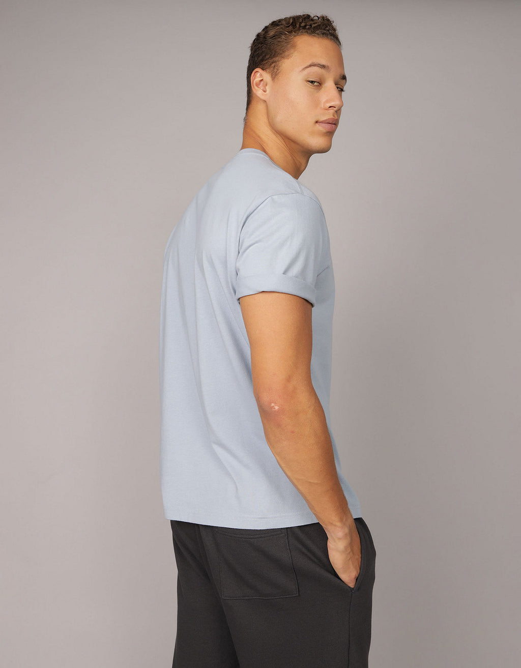 Camiseta Gráfica con Logo Ae - Azul 0181_4493_425_ob