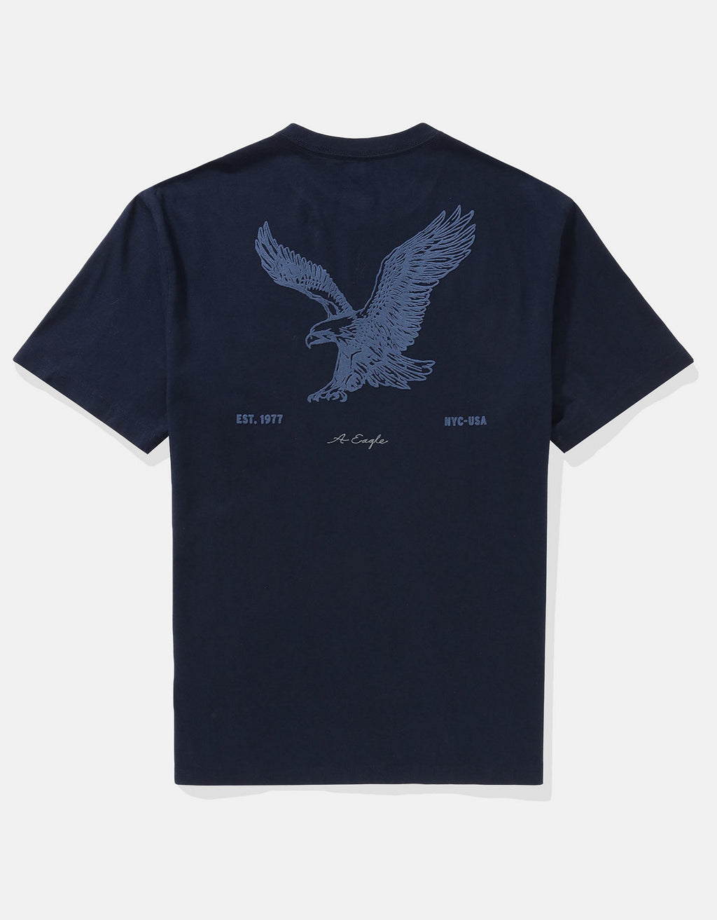 Camiseta con Gráfico Ae - Azul 0181_4601_405_b