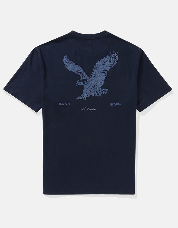 Camiseta con Gráfico Ae - Azul