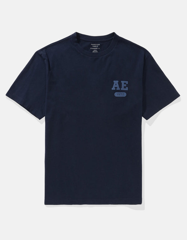 Camiseta con Gráfico Ae - Azul