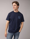 Camiseta con Gráfico Ae - Azul 0181_4601_405_of