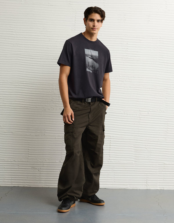Camiseta con Gráfico Ae - Negro