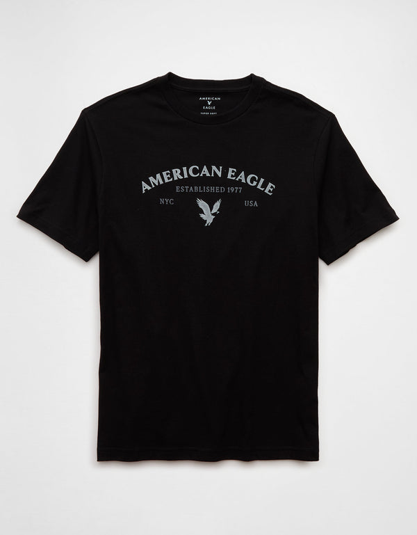 Camiseta con Gráfico Ae - Negro