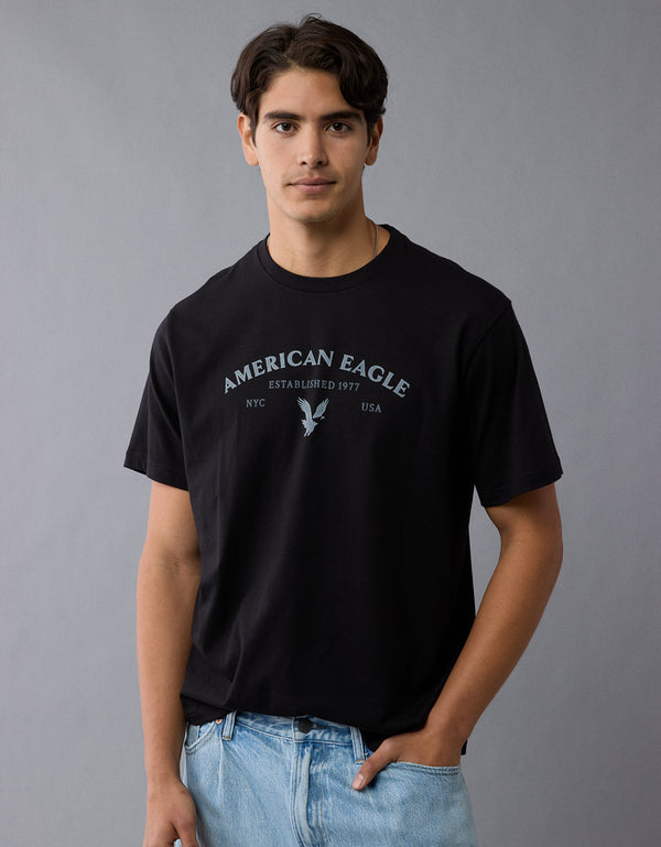 Camiseta con Gráfico Ae - Negro