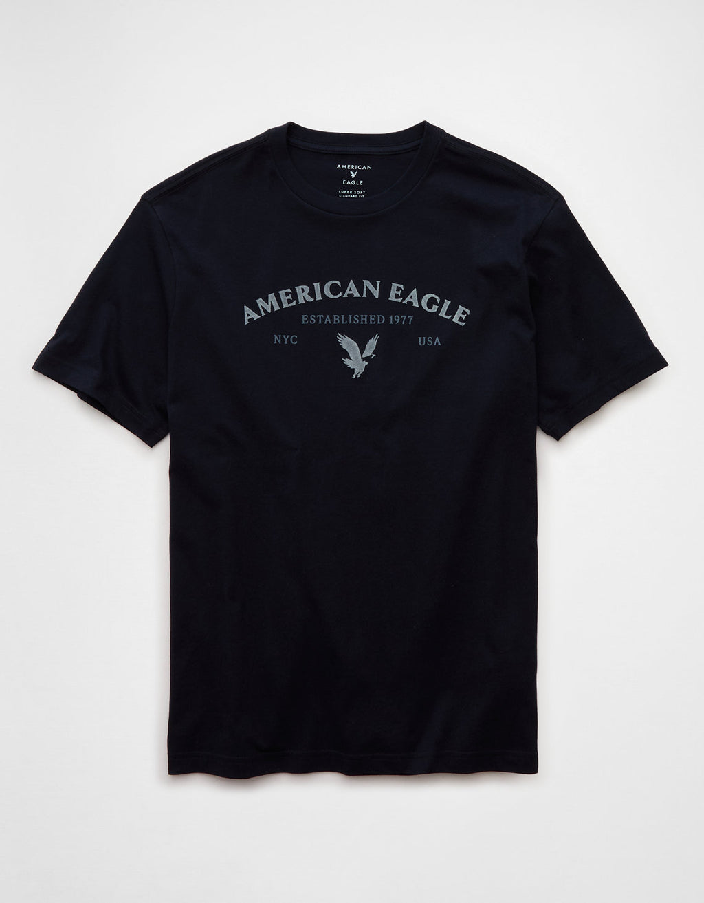 Camiseta con Gráfico Ae - Azul 0181_4819_417_f