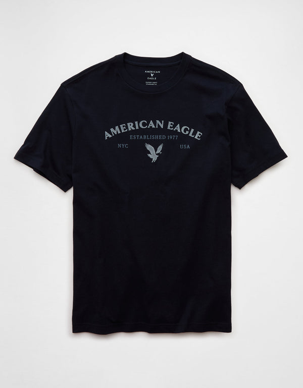 Camiseta con Gráfico Ae - Azul