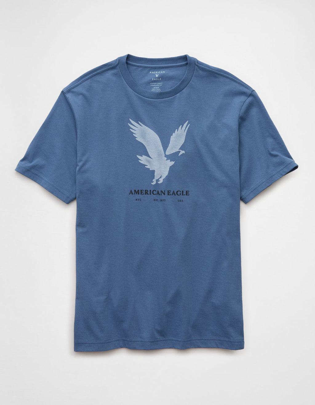 Camiseta con Gráfico Ae - Azul 0181_4819_421_f