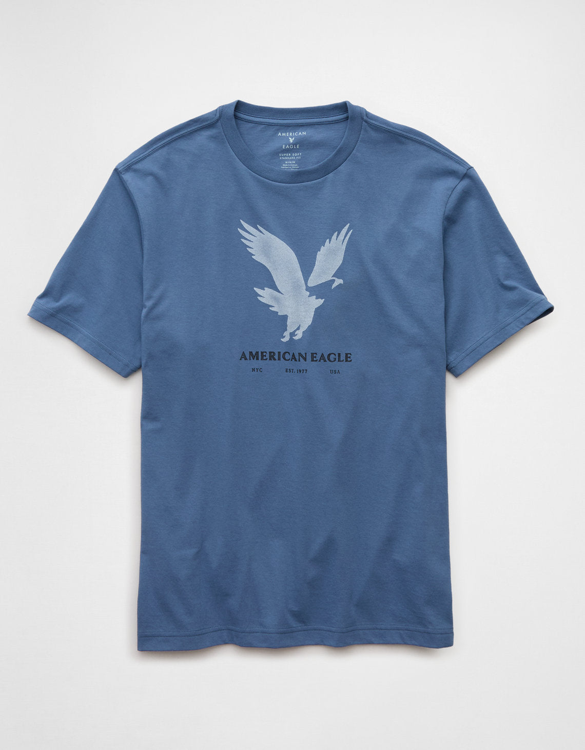 Camiseta con Gráfico Ae - Azul 0181_4819_421_f