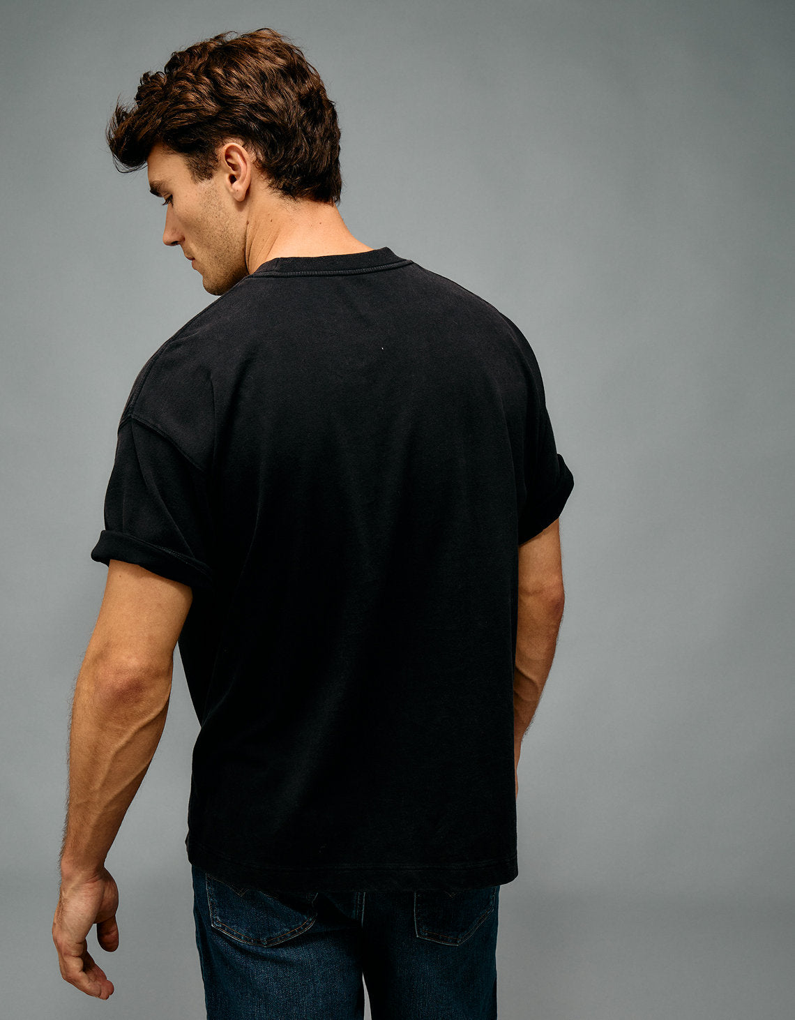 Camiseta gráfica de Ae - Negro 0181_4886_064_ob