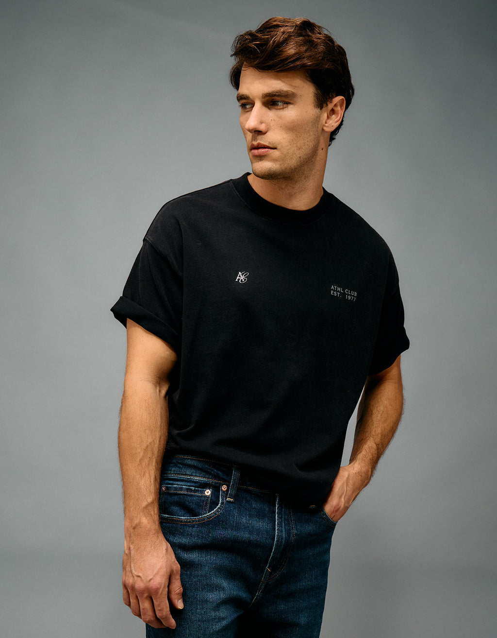 Camiseta gráfica de Ae - Negro 0181_4886_064_of