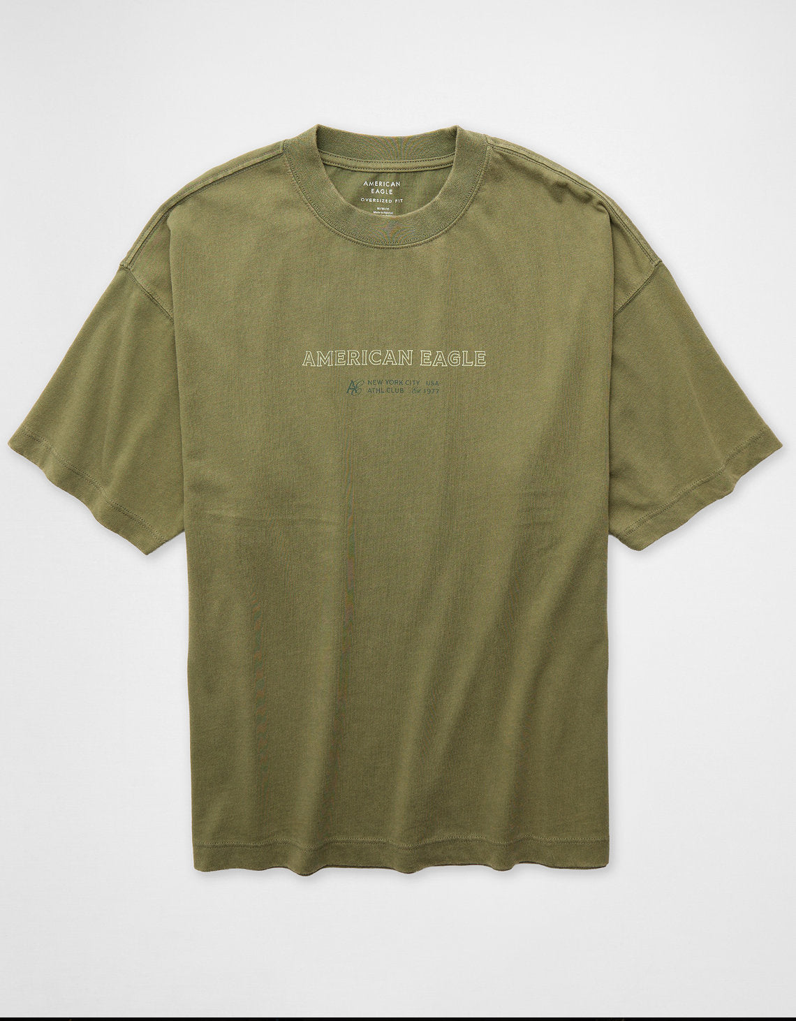 Camiseta gráfica de Ae - Verde 0181_4886_315_f