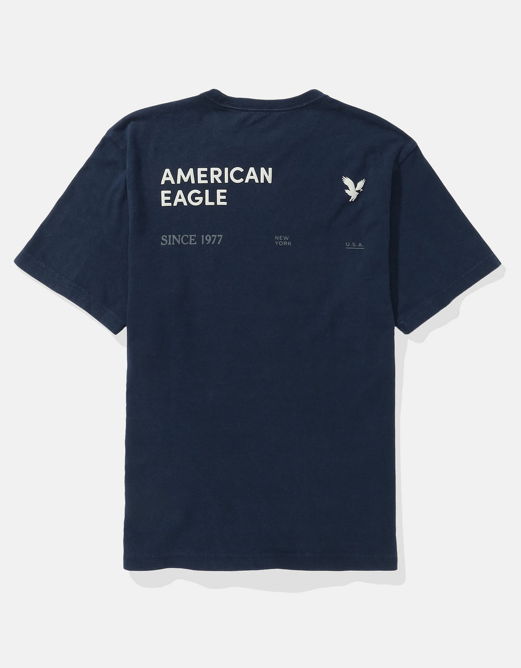 Camiseta gráfica con logotipo icónico Ae - Azul 0181_4892_467_b