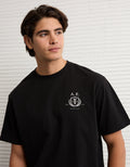 Camiseta Gráfica con Logo Ae - Negro 0181_5687_001_of