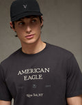 Camiseta Gráfica con Logo Ae - Gris 0181_5687_023_of