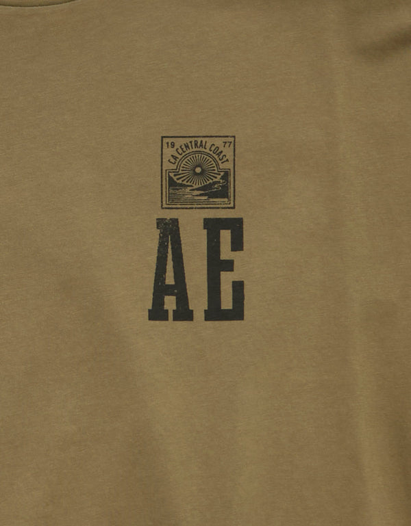Camiseta Gráfica con Logo Ae - Generico