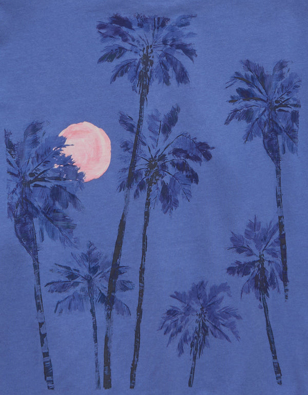 Camiseta Gráfica de Destino Ajuste Estándar Ae - Azul