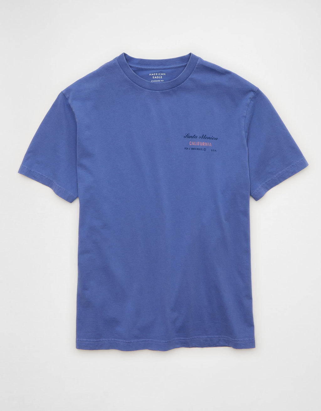 Camiseta Gráfica de Destino Ajuste Estándar Ae - Azul 0181_5912_408_f