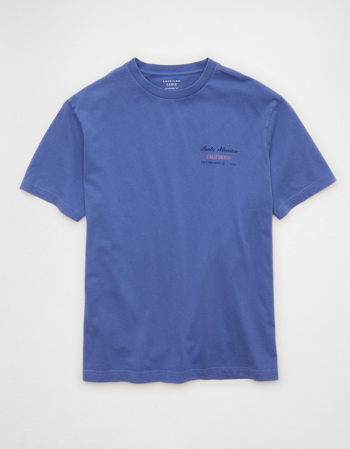 Camiseta Gráfica de Destino Ajuste Estándar Ae - Azul 0181_5912_408_f