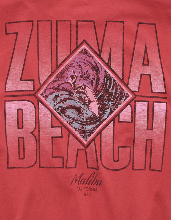 Camiseta Gráfica de Destino Ajuste Estándar Ae - Rojo