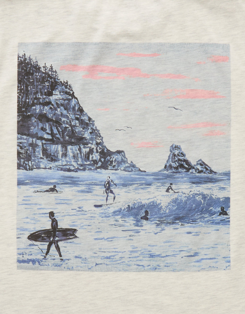 Camiseta Gráfica de Destino Ajuste Estándar Ae - Gris 0181_5914_006_d1