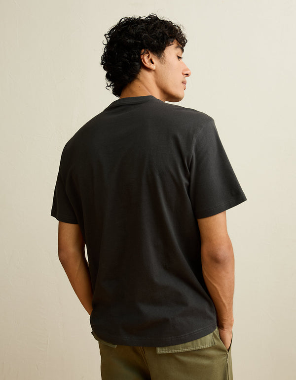 Camiseta con logotipo gráfico de ajuste estándar Ae - Gris