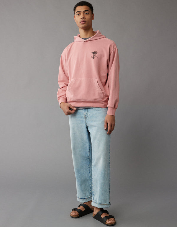 Buzo con capucha Ae Ultra Soft con estampado - Rosa