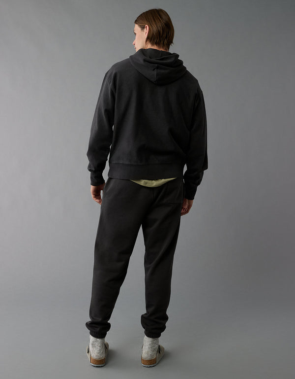 Buzo con capucha de hombre AE - Negro
