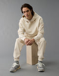 Buzo con capucha de hombre AE - Caqui 0193_2442_210_of