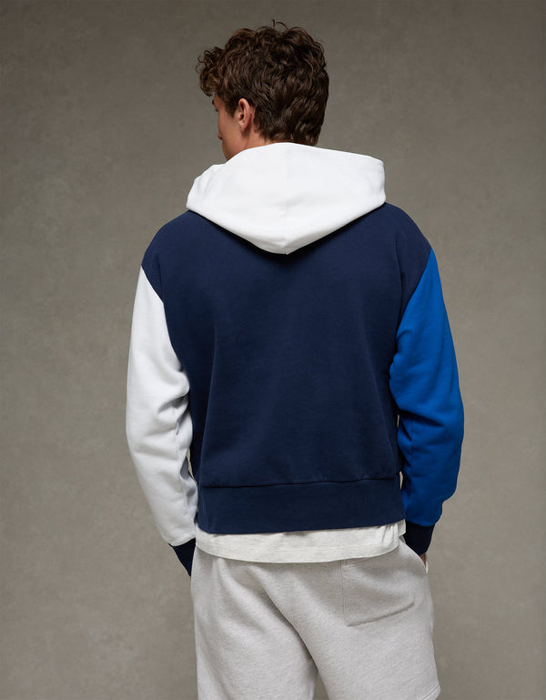 Buzo con capucha  Ae - Azul